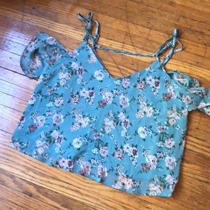 Floral crop top